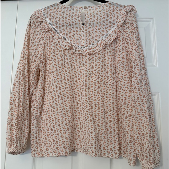 Madewell Ruffle-Yoke Prairie Top - Picture 5 of 6